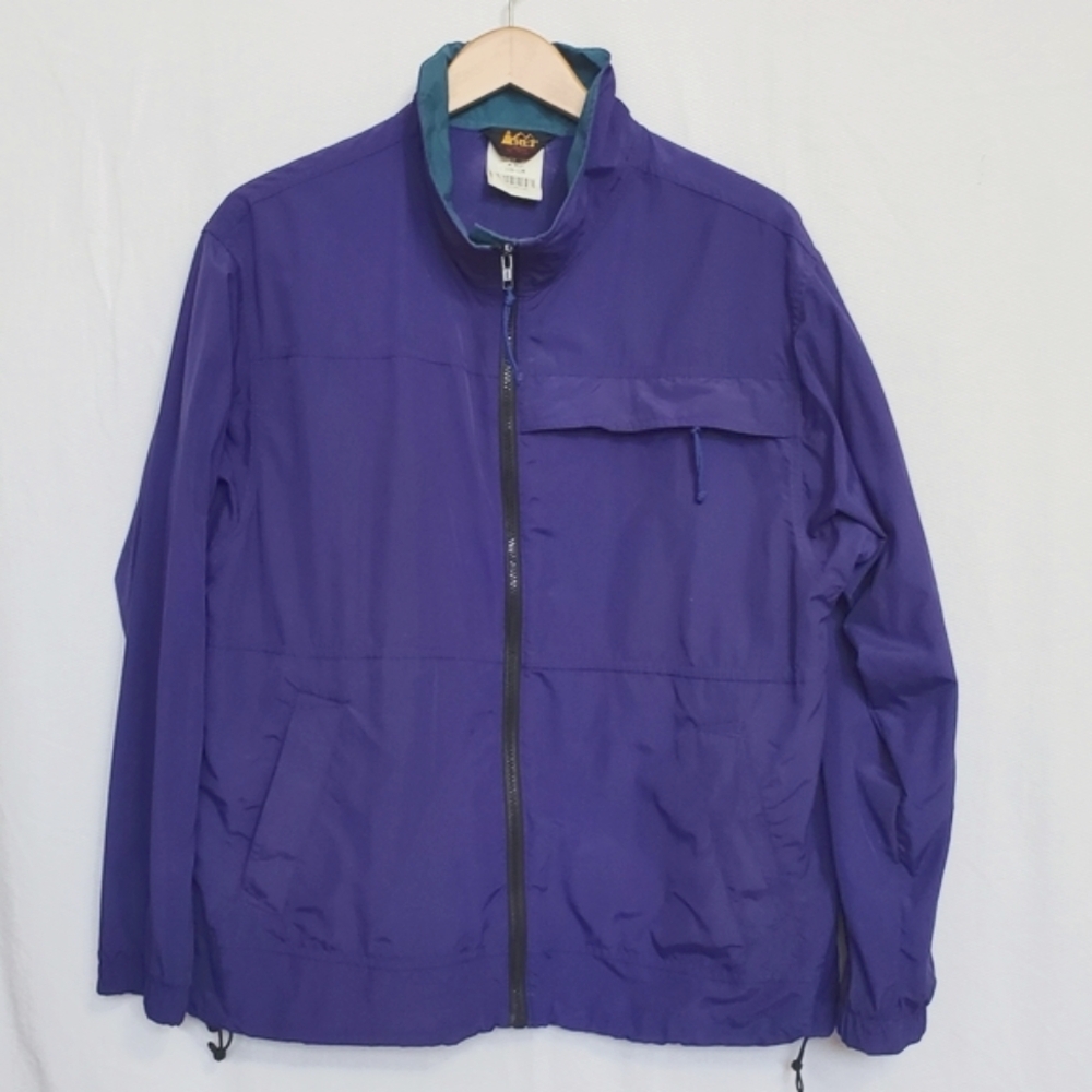 REI Versatech Vintage Windbreaker Jacket USA Made Mens Small